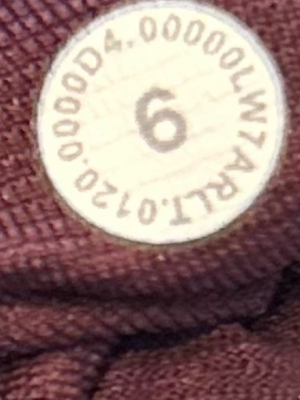 Lululemon Hotty Hot HR 3.5” Shorts Size 6 Burgundy NWOT Lined Running - Picture 6 of 6